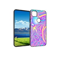 Kompatibilan sa Google Pixel 4A 4G futrolom telefona, psihodelic-trippy-vanzemaljski-vizualno-vizualne