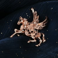 Ličnosti izvrsni let bijeli konji u invaliditet Brooch Pegasus Brooch poklon