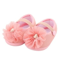 Sandale za djevojke Udobnu mekanu dnu djecu prevelike čarape za cvijeće ružičaste 9m-12m