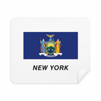 Državna zastava Ocrtane New York čišćenje čišćenja zaslona za čišćenje ekrana Suede tkanina