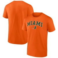 Muška fanatika marke narančasta Miami Hurricanes Campus majica