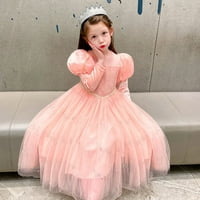 Elsa ružičasta haljina djevojka dječje princeze haljina božićna rođendanska zabava