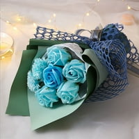 Tutunaumwing Wims Valentinovo DIY sapun cvijet poklon ruža bo buket vjenčanica Početna Festival Poklon-plava