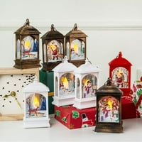 Sufanic božićne LED svjetlo Lampin Xmas Santa Claus Stolni svjetiljki ukras ukras