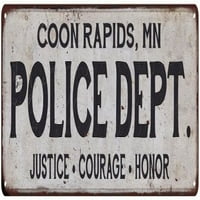 Rapids, policijska jedinica MN. Početna Dekor Metalni znak Poklon 206180012576