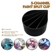 IOPQO kancelarijski materijal 12oz akrilni pour Cup kanali Paint izlivanje Splita čaša Art Pour isporuka