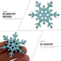 Snowflake flasteri DIY FOOKPIN PACTUMS DIY CLIP DIY Oprema za odjeću