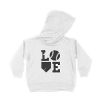 Baseball Love Toddler Hoodie