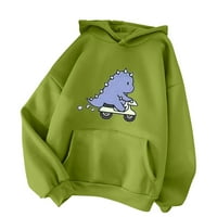 Hoodies Wofedyo za žene ispisane duksere s dugim rukavima dukseri za žene za žene prevelike duksere