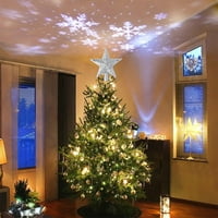 100-240V svjetlo projektora, svjetlo zvijezda, božićna zvijezda za božićni odmor Srebrni SAD
