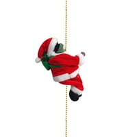 Božićna dekoracija Santa Claus Električni penjanje Viseće ljestve Xmas igračke