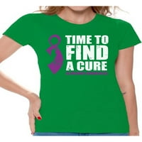 Neugodni stilovi Vrijeme je za pronalazak majice za lijek za ženske majice Endalz majica za žene Alzheimers