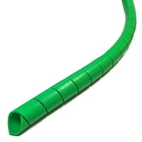 1 4 Polietilenske spiralne omotane cijevi - dužina stopala - boja: zelena