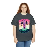 Lady Cthulhu unise teški pamučni tee