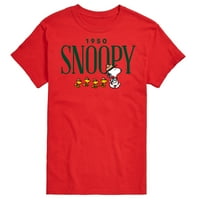 Kikiriki - 1950-ih Camper Snoopy - grafička majica za muške kratke rukave