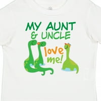 Inktastičnost moja tetka i ujak Ljubavi me Dinosaur poklon toddler Boy djevojka majica