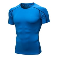 Hoksml Trendy vrhovi, muški vježbanje za vježbanje fitness sportski trčanje joga atletska majica top