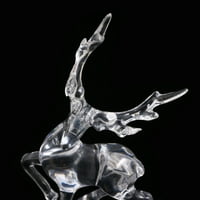 Wozhidaoke Jesen Dekor Početna Dekor Elk Crystal Figurine ukrasi za odmor Nakupite nakupine Rođendanski