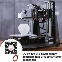 Bcloud 3D printer ventilator 60x60x nisko buka ventipator za disipaciju topline Računar CPU hladnjak
