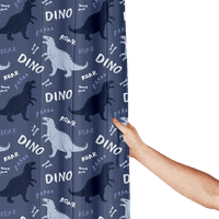 Dinosaur crtani film Početna Fashions Tkanina Kupaonica Tuš za tuširanje sa kukama, vodootporan sa kukama