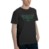 Spartan jak spartan zajednica počast žrtve klasične muške osnovne majice kratkih rukava crna x-velika