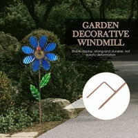 Garden umjetnina vjetrenjača umetnuta umetnuta Pinwheel Creative Yard Dekor vjetrenjača
