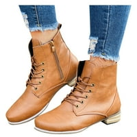HGW čizme za žene čizme za gležnjeve patentne cipele s kratkim čizmama