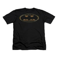Batman strip crtić crtić superheroj ikona Klasični štit Logo majica za odrasle