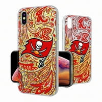 Tampa Bay Buccaneers iPhone Paisley Design Clitter Case