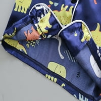 Dječja djeca Pajamas Baby Boys Dinosaur Pajamas Spavaće odjeća THORTS STARE SET