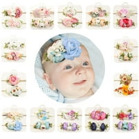 Postavite dječji trak za glavu Dekorativni cvijet dojenčad toddler Headwer festival novorođenče za kosu