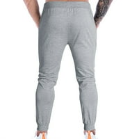 Eczipvz Duksevi za muškarce odgovaraju džepovima Yoga Hlače srednje struke Muški joggers Tweatpants