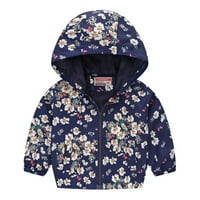 Akiihool Girls Winter Coat Girls Slatka Flannel Plaid gumb dolje s džepovima Sherpa Hoodie kaput jesen