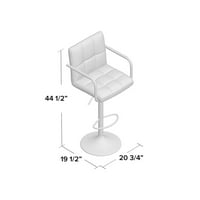 HARDIMAN podesiva okretna stolica za okretnu boju, maksimalna ukupna visina - vrh do dna: 44.5