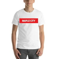 Super crveni blok Maple City majica kratkih rukava majica majica po nedefiniranim poklonima
