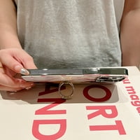 Kompatibilan sa iPhone Pro Marbleom za ženska futrola za djevojke, ugrađene 360 ​​° okretni štand ultra