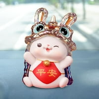 PIKADINGNIS RESIN Rabbit ukrasi slatka zečja statua kreativni povoljni zečji ukrament kineski zodijak