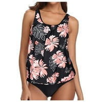 GOTYOOOU kupaći kostim Ženska ljetna kupaći kostim modna seksi print plaža Bikini dva kupaća kostim