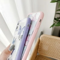 Slučaj Bling Bling za iPhone 12, Clear Glitter futrola za ženu Slim Mekano otporna na klizanje, ružičasta