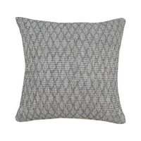 Laddha Home Dizajn 20 Sivi dijamantni geometrijski jastuk za bacanje