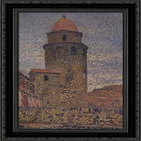 La Campana A Collioure Crni ukrašeni drveni okviri Canvas Art Martin, Henri