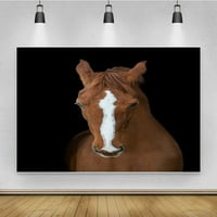 Luksuzna pozadina zidne ukrase konj tiskani tkaninski banner FOTO studio Pozadina rekvizite, 10 × 8ft