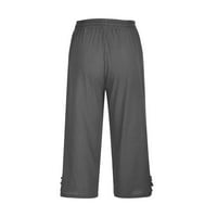 COLL COLORA CAPRIS casual pantalone za žene pod labavim elastičnim pantalonama