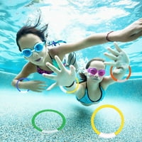 Lieonvis Ronilačke igračke za trening za plivanje pod vodnim blagom set sa prstenovima Torpees vodene