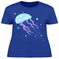 Grafička majica za ljubičaste jellyfish-a Žene -Image by Shutterstock, ženska 3x-velika