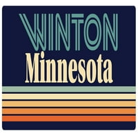 Winton Minnesota frižider magnet retro dizajn