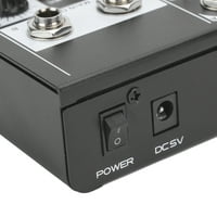 10-kanalni mikser Portable Professional Design Stereo Audio Mixer Compact Veličina Glazba Snimanje webcast