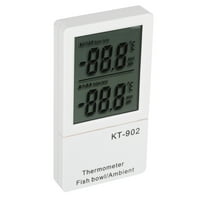 Termometar akvarij, kućna upotreba LED temperaturni brojilo, C? F? Dual ekran plastika za akvarijumsku