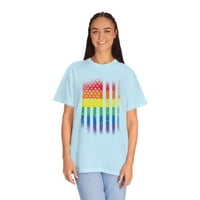 Grunge Pride: Rainbow Zastava Comfort Colors Majica Majica Tee