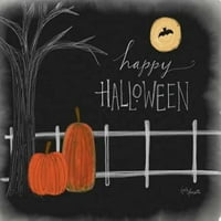 Poster scene Halloween Print Katie Doucette